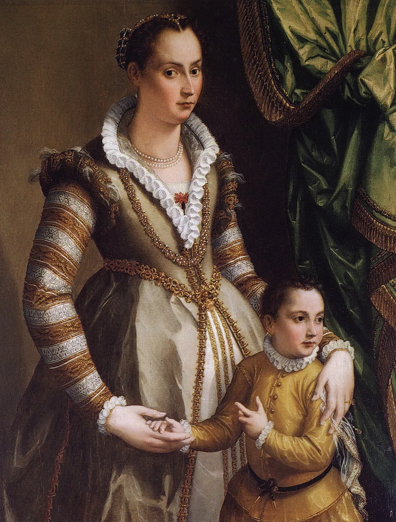 124-Ritratto di  Isabella de' Medici con il figlio Virginio